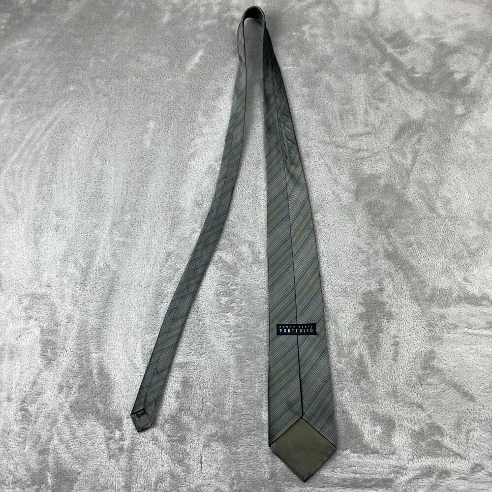 Perry Ellis Men's Classic 100% Silk Neck Tie - Picture 7 of 7